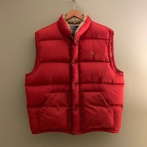 Men’s Ralph Lauren down vest.